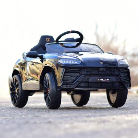 Masinuta electrica pentru copii 2-5 ani, Lamborghini Urus, 70W, 12V-7Ah, neagra [2]