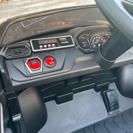 Masinuta electrica pentru copii 2-5 ani, Lamborghini Urus, 70W, 12V-7Ah, neagra [14]