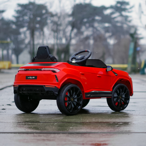 Masinuta electrica pentru copii 2-5 ani, Lamborghini Urus, 70W, 12V-7Ah, rosie [7]