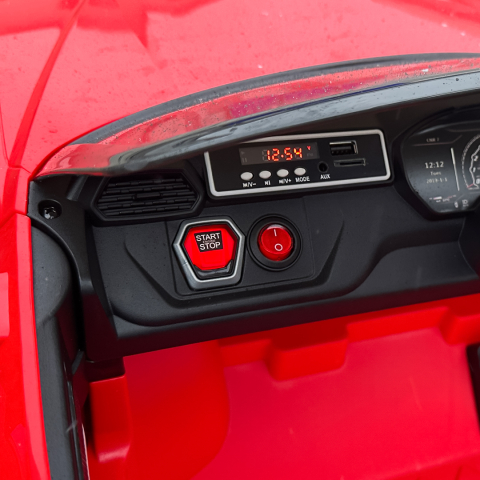 Masinuta electrica pentru copii 2-5 ani, Lamborghini Urus, 70W, 12V-7Ah, rosie [15]