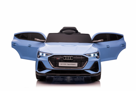 Masinuta electrica 4x4 cu licenta Audi E-tron Sportback, 12V 140W, albastra [13]