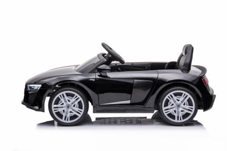 Masinuta electrica cu licenta Audi R8 Spyder 60W 12V, Bluetooth, negru [15]