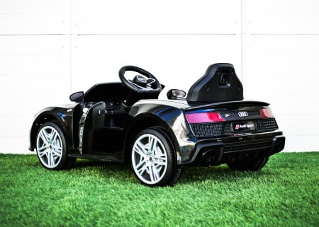Masinuta electrica cu licenta Audi R8 Spyder 60W 12V, Bluetooth, negru [7]