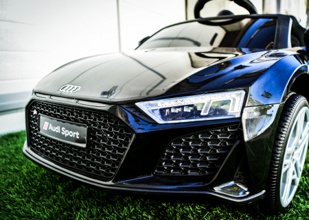 Masinuta electrica cu licenta Audi R8 Spyder 60W 12V, Bluetooth, negru [14]