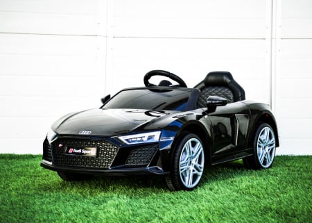 Masinuta electrica cu licenta Audi R8 Spyder 60W 12V, Bluetooth, negru [2]