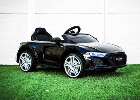 Masinuta electrica cu licenta Audi R8 Spyder 60W 12V, Bluetooth, negru [4]