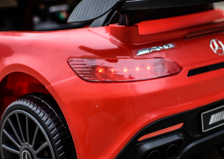 Masinuta electrica pentru copii cu licenta Mercedes-Benz AMG GT-R, 50W 12V, rosie [14]