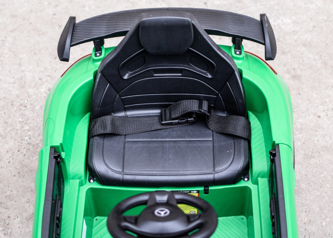 Masinuta electrica pentru copii cu licenta Mercedes-Benz AMG GT-R, 50W 12V, verde [16]