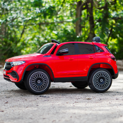 Licensed ride-on car for children Mercedes EQA, 4x4, 140W 12V premium, red [4]