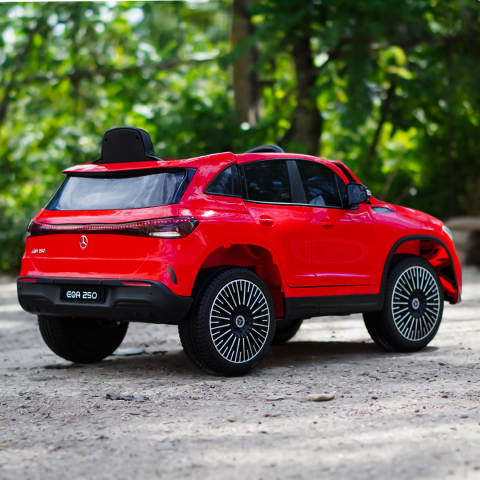 Licensed ride-on car for children Mercedes EQA, 4x4, 140W 12V premium, red [8]