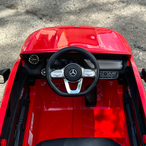 Licensed ride-on car for children Mercedes EQA, 4x4, 140W 12V premium, red [14]