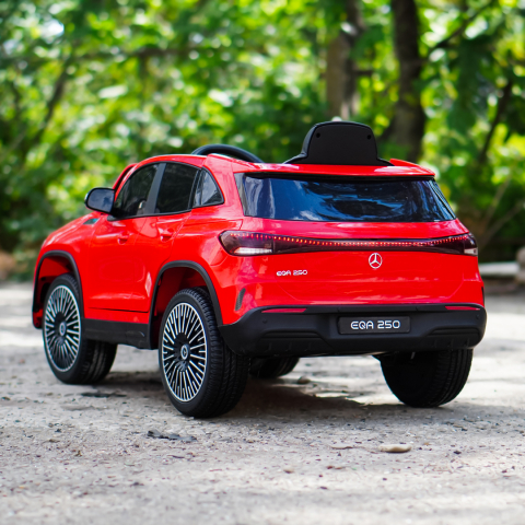 Licensed ride-on car for children Mercedes EQA, 4x4, 140W 12V premium, red [6]