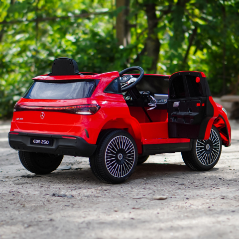 Licensed ride-on car for children Mercedes EQA, 4x4, 140W 12V premium, red [9]