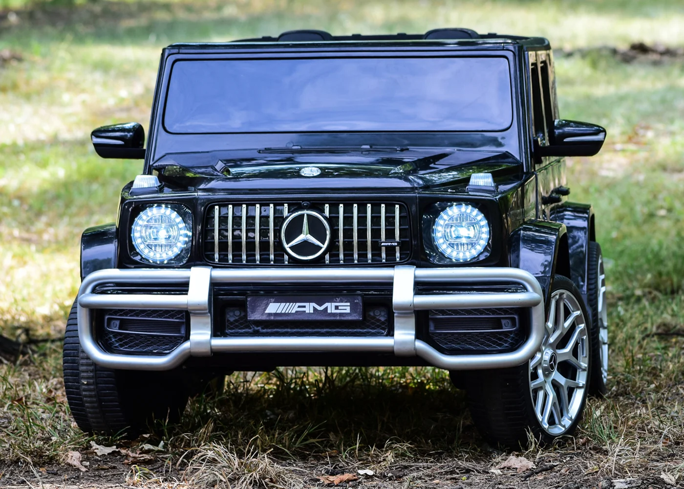 Licensed ride-on car for children Mercedes G63 XXL, 2 seats, 4x4, 180W, 12V, premium, black [1]