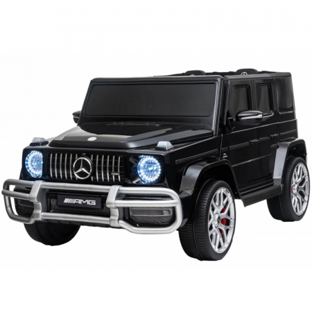 Electric Ride-On cars - Licensed ride-on car for children Mercedes G63 XXL, 2 seats, 4x4, 180W, 12V, premium, black