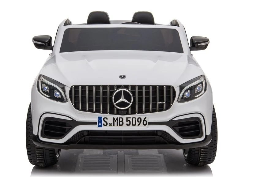 Masinuta electrica pentru copii cu licenta Mercedes GLC63s AMG 4x4, 180W, 12V-14Ah, premium, alba [1]