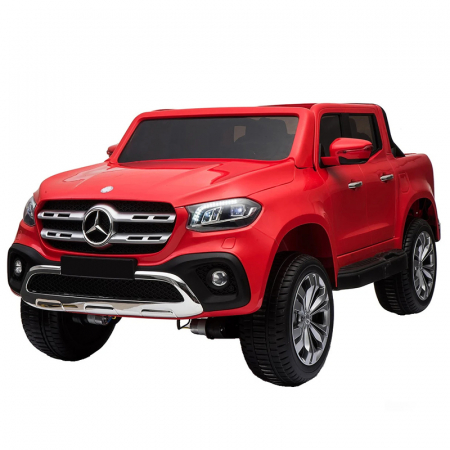 Electric Ride-On cars - Licensed ride-on car for children Mercedes X-Class, 4x4, 180W, 12V-14Ah, premium, red