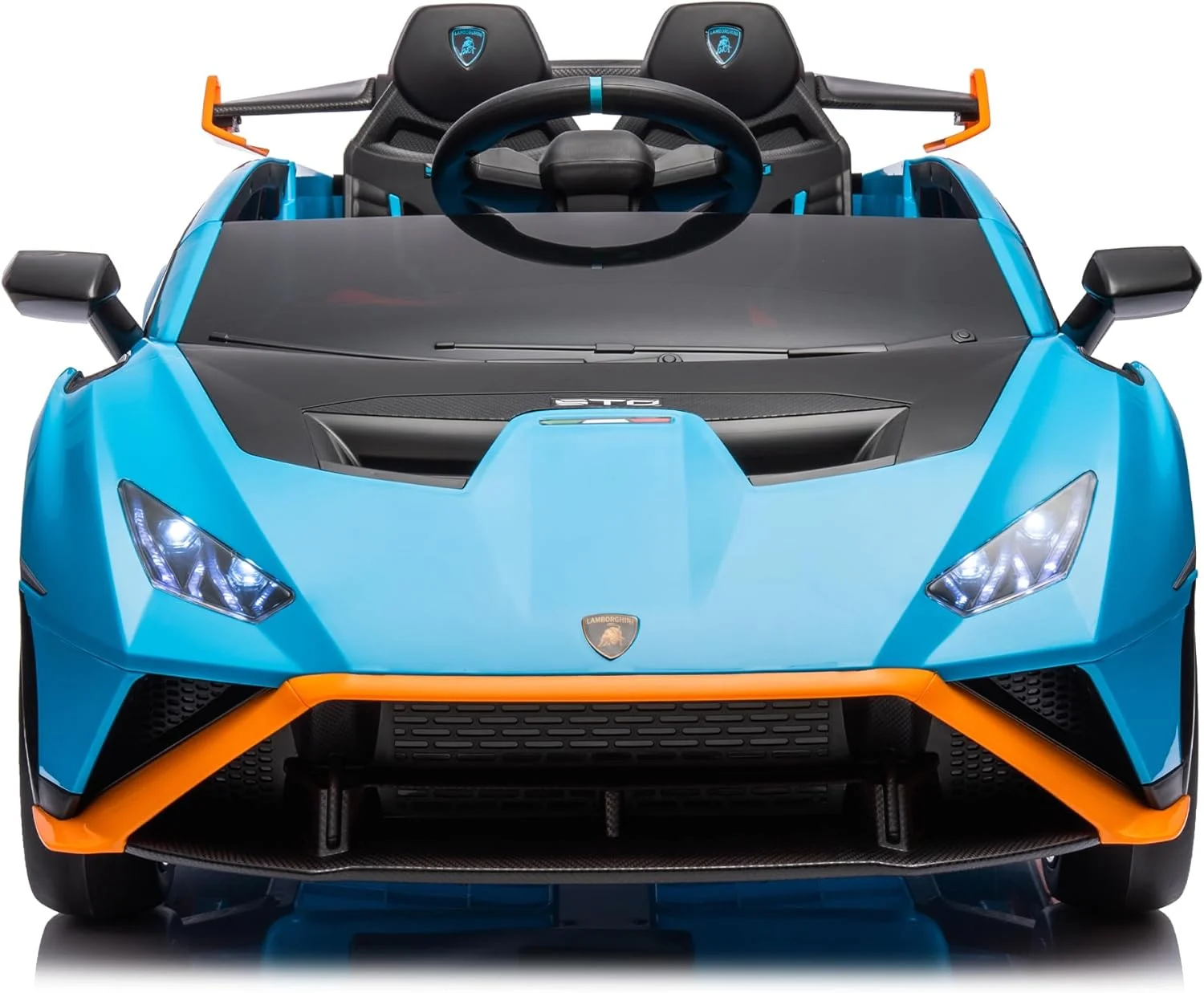 Masinuta electrica pentru copii Lamborghini Huracan STO 12V 80W Premium, albastra [2]