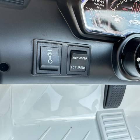 Licensed electric ride-on car for children Lamborghini SVJ, for 2 children, 24V, 500W, premium equipped, Drift Edition, white [16]