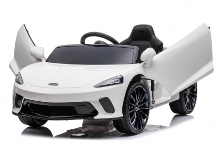 Electric Ride-On cars - Licensed rlectric ride on car McLaren GT 70W 12V, butterfly doors, white
