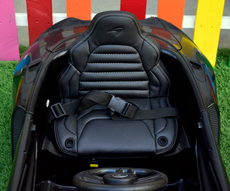 Masinuta electrica pentru copii McLaren GT 70W 12V, butterfly doors, neagra [6]