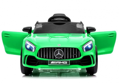 Masinuta electrica pentru copii cu licenta Mercedes-Benz AMG GT-R, 50W 12V, verde [4]