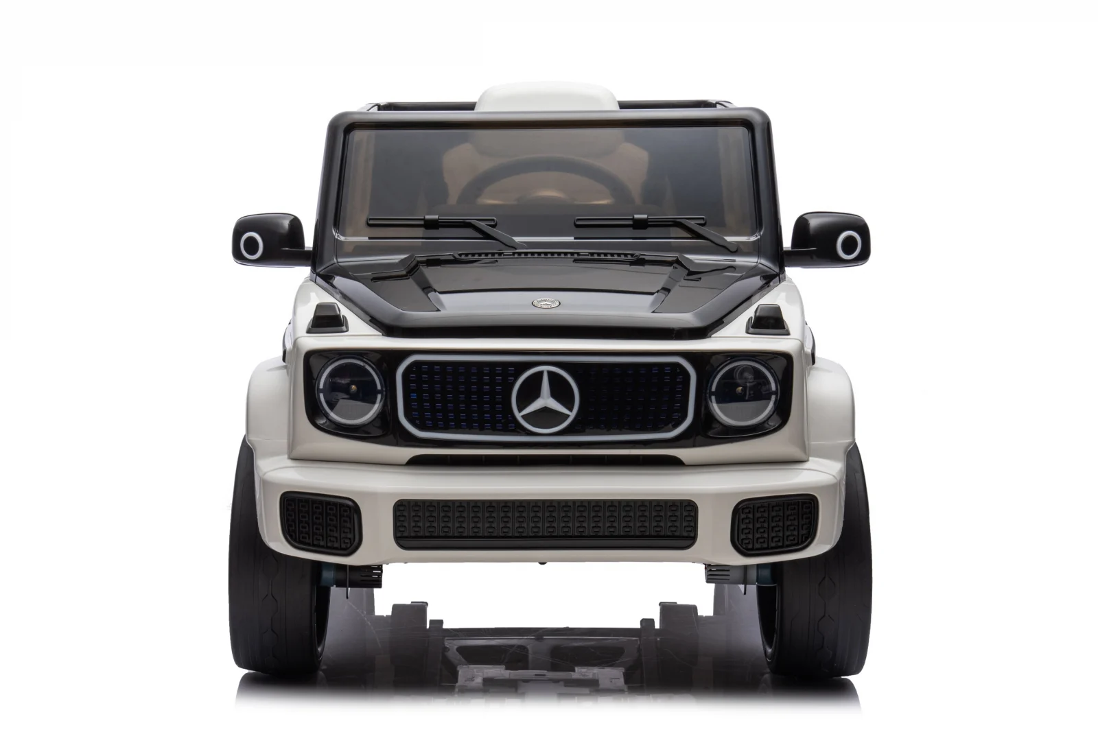 Ride-on car for children licensed Mercedes EQG, 140W, 12V 9Ah, Premium, white [3]