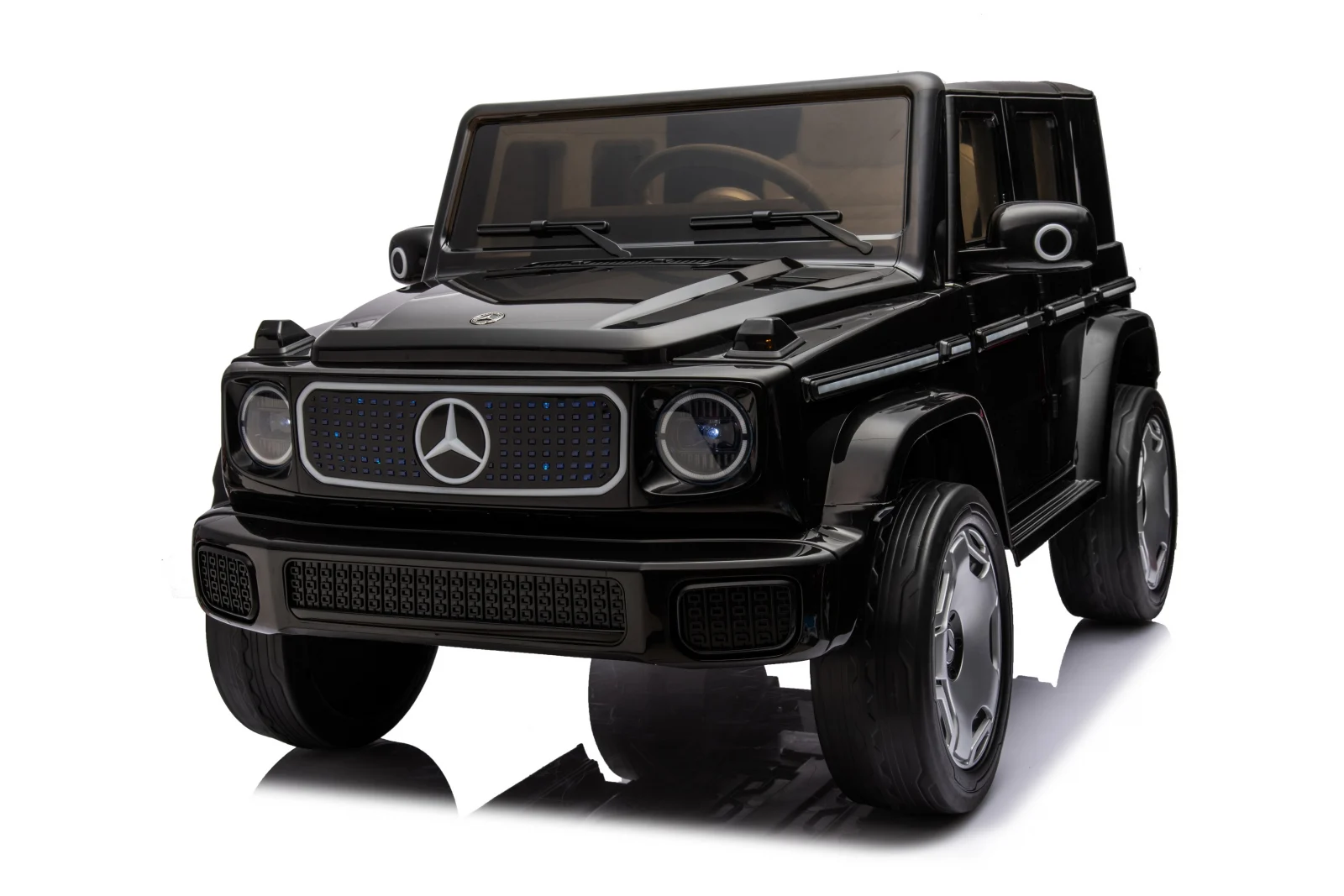 Masinute electrice - Masinuta electrica pentru copii, Mercedes EQG, 140W, 12V 9Ah, Premium, neagra