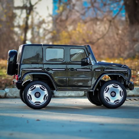 Masinuta electrica pentru copii, Mercedes EQG, 140W, 12V 9Ah, Premium, neagra [9]