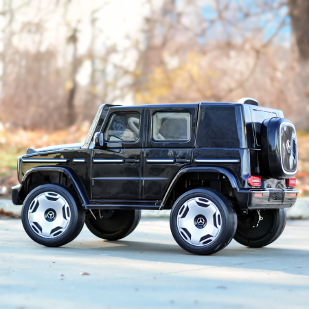 Ride-on car for children licensed Mercedes EQG, 140W, 12V 9Ah, Premium, black [6]