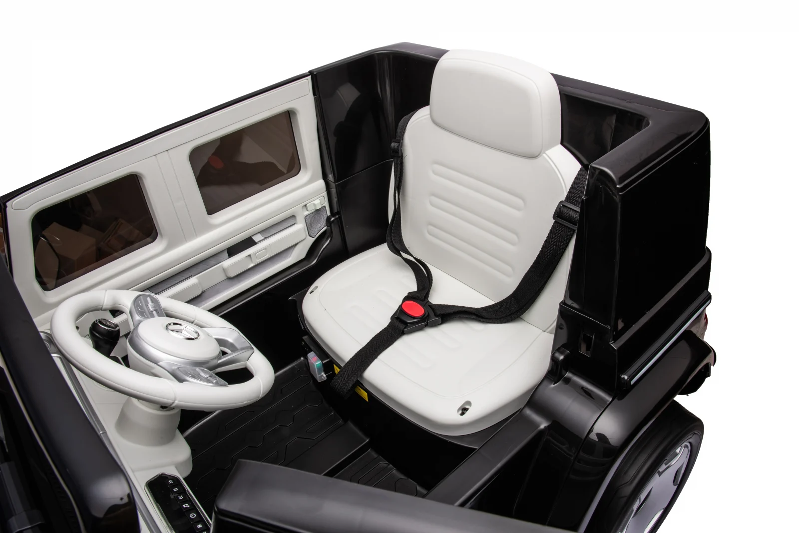 Ride-on car for children licensed Mercedes EQG, 140W, 12V 9Ah, Premium, black [21]
