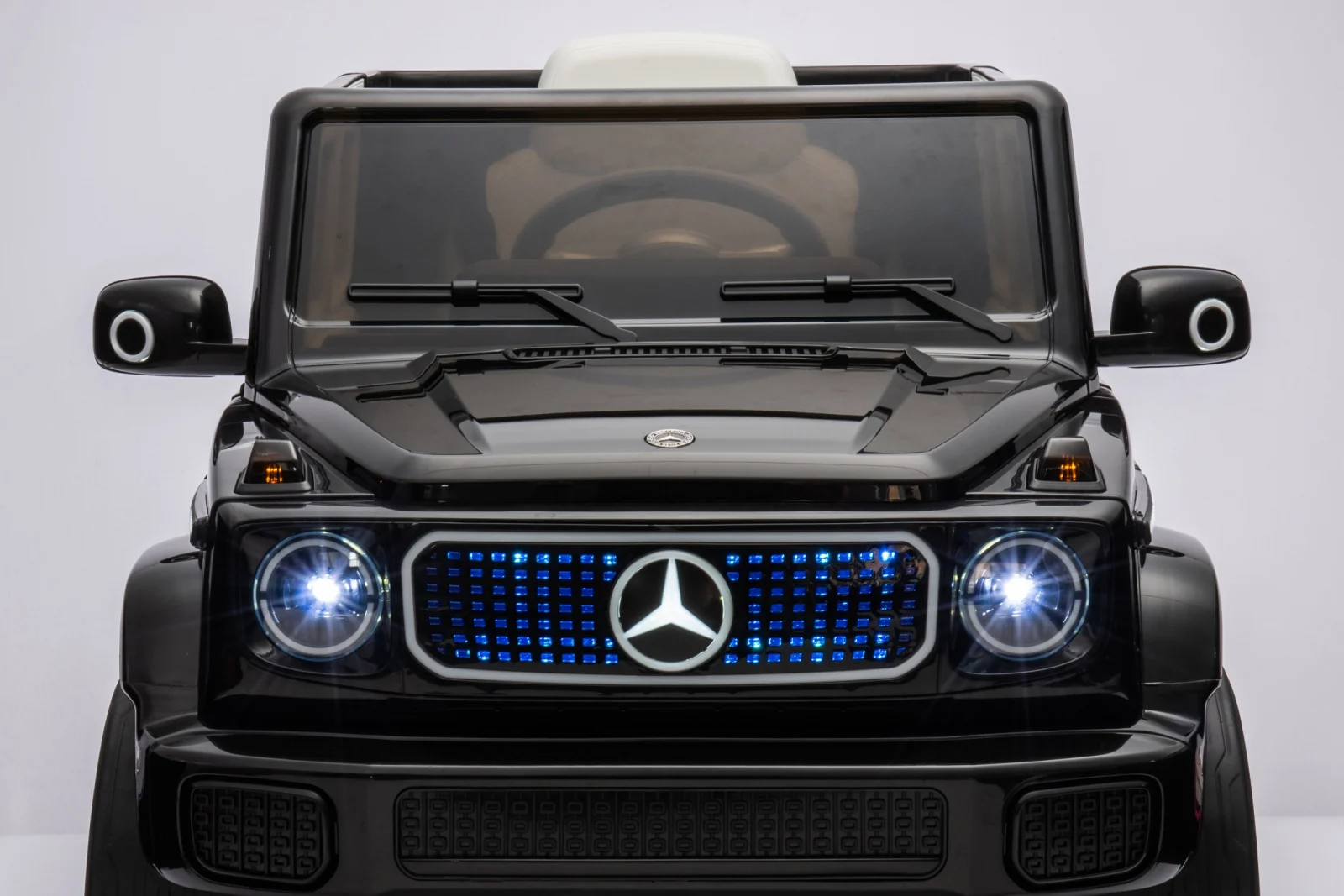 Ride-on car for children licensed Mercedes EQG, 140W, 12V 9Ah, Premium, black [20]