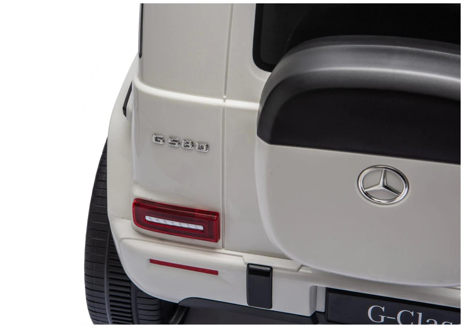 Masinuta electrica pentru copii Mercedes G580 4x4, 12V, premium, alba [12]