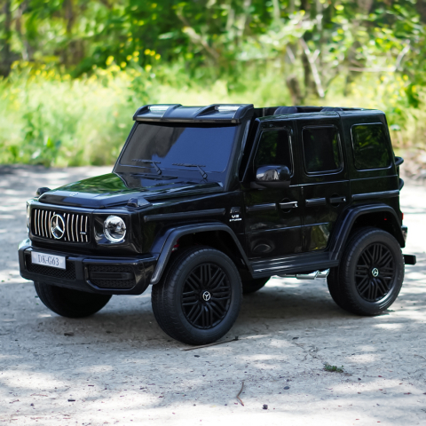 Licensed ride-on car for children Mercedes G63, with 2 seats, 4x4, 800W, 24V-14Ah, Mp3, black [4]