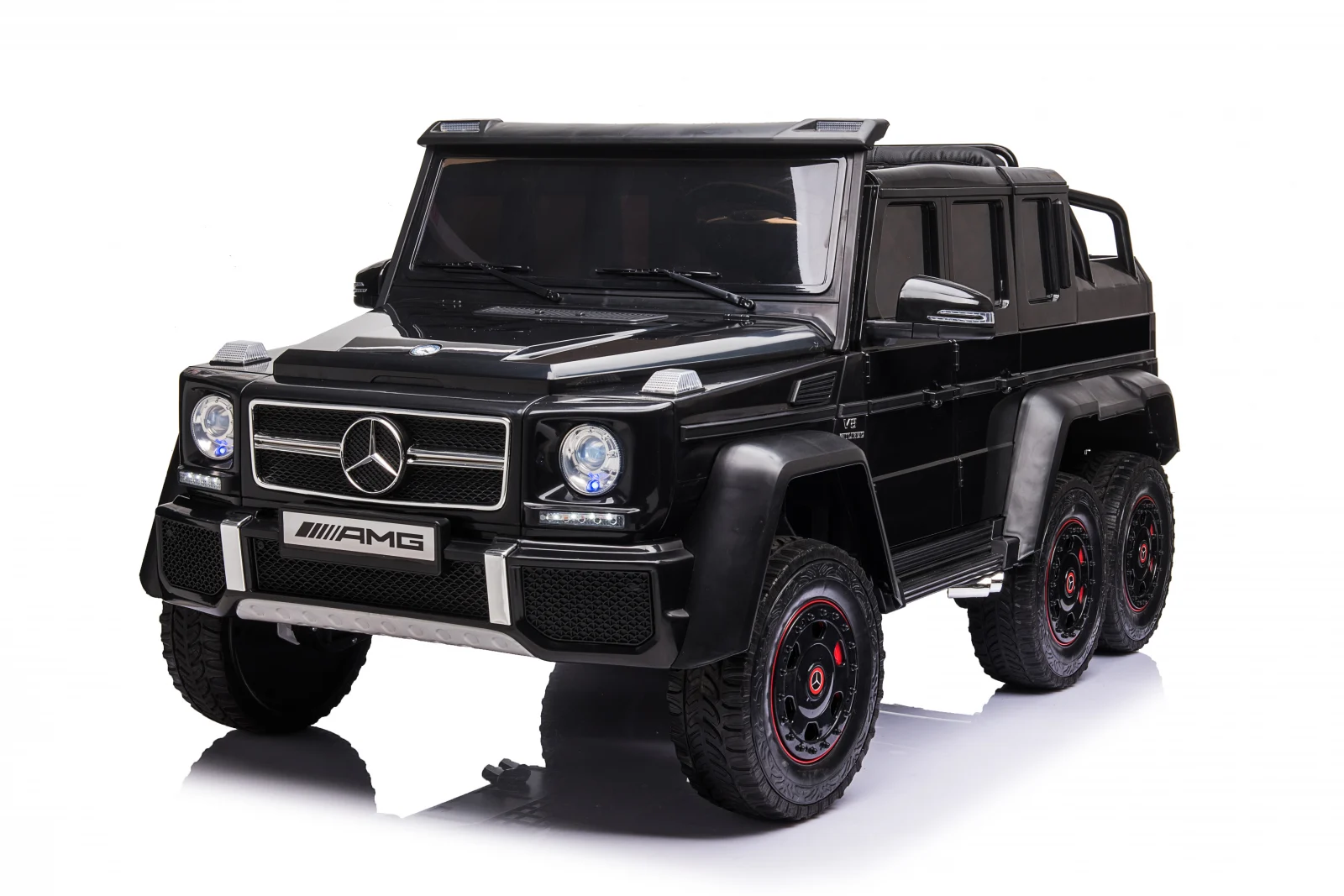Masinute electrice - Masinuta electrica pentru copii Mercedes G63, 6x6, 270W, 2 locuri, neagra