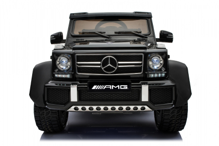 Licensed Ride On kids electric car Mercedes G63, premium, 6x6, 270W, with adult seat, black [19]