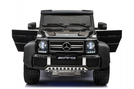 Licensed Ride On kids electric car Mercedes G63, premium, 6x6, 270W, with adult seat, black [20]