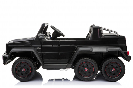 Licensed Ride On kids electric car Mercedes G63, premium, 6x6, 270W, with adult seat, black [22]