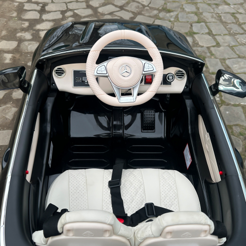 Licensed ride-on car for children Mercedes S650 MAYBACH, 90W, 12V, premium, black [16]