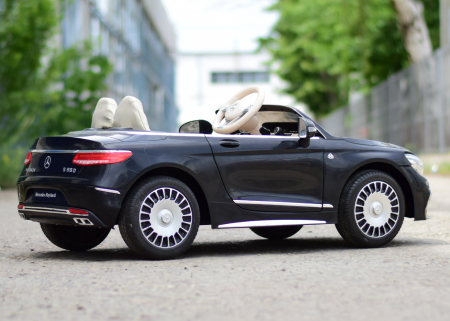 Licensed ride-on car for children Mercedes S650 MAYBACH, 90W, 12V, premium, black [5]