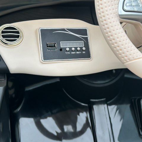 Licensed ride-on car for children Mercedes S650 MAYBACH, 90W, 12V, premium, black [12]