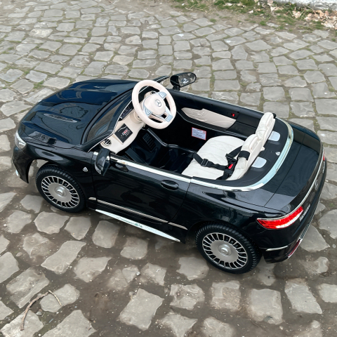 Licensed ride-on car for children Mercedes S650 MAYBACH, 90W, 12V, premium, black [14]