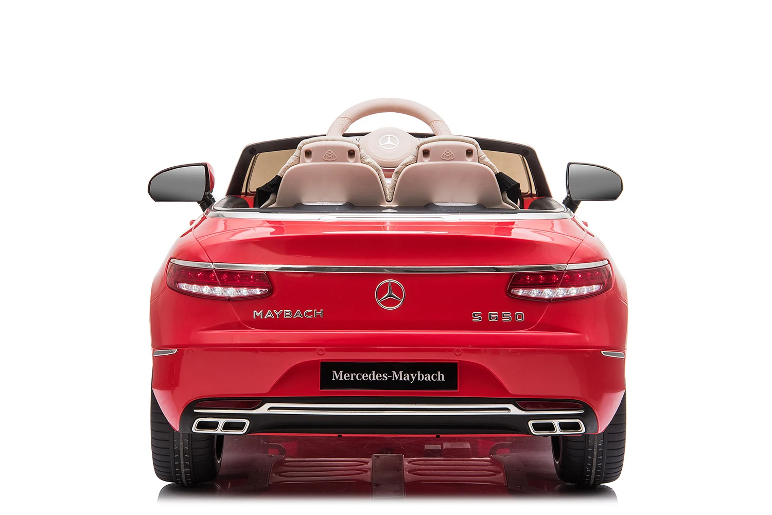 Licensed ride-on car for children Mercedes S650 MAYBACH, 90W, 12V, premium, red [15]