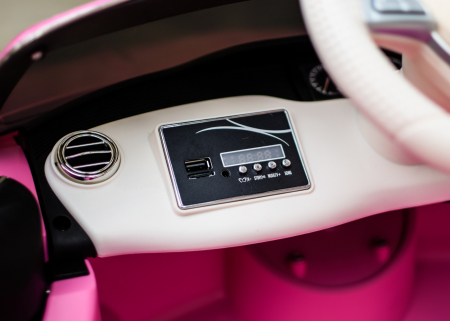 Licensed ride-on car for children Mercedes S650 MAYBACH, 90W, 12V, premium, pink [12]