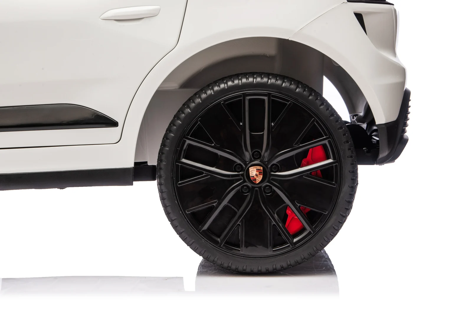 Porsche Macan Electric Ride-On Car for Children, 140W, 12V, EVA Wheels, Eco-Leather Seat, Premium Edition, white [9]