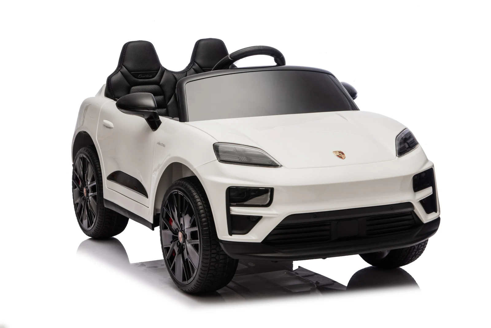 Porsche Macan Electric Ride-On Car for Children, 140W, 12V, EVA Wheels, Eco-Leather Seat, Premium Edition, white [7]