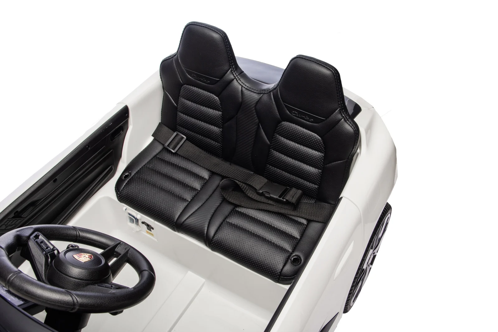 Porsche Macan Electric Ride-On Car for Children, 140W, 12V, EVA Wheels, Eco-Leather Seat, Premium Edition, white [5]