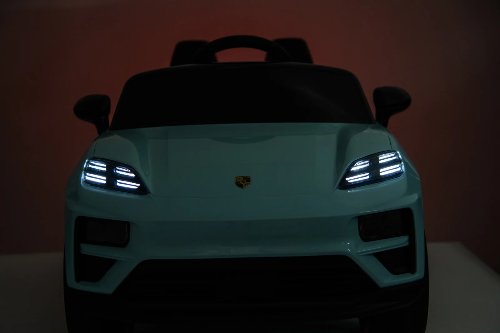 Porsche Macan Electric Ride-On Car for Children, 140W, 12V, EVA Wheels, Eco-Leather Seat, Premium Edition, Blue [9]