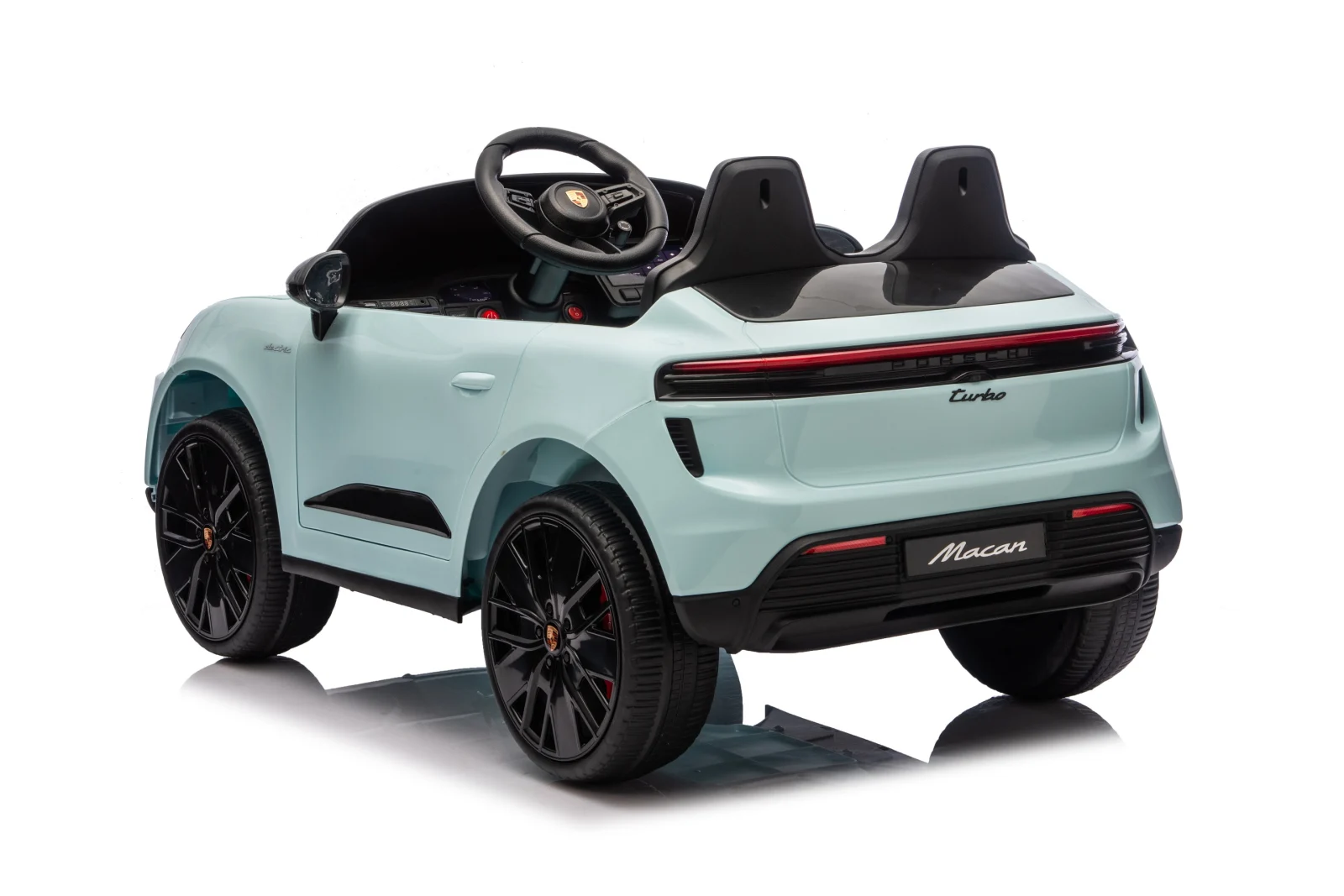 Porsche Macan Electric Ride-On Car for Children, 140W, 12V, EVA Wheels, Eco-Leather Seat, Premium Edition, Blue [11]