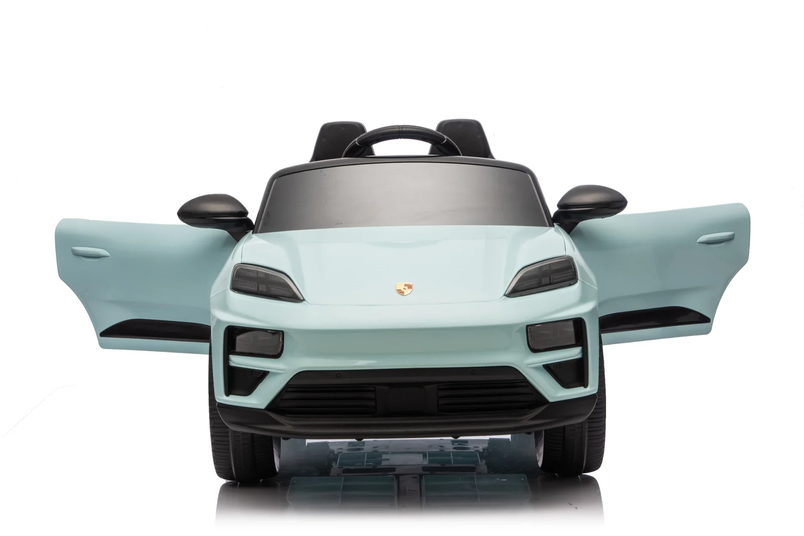 Porsche Macan Electric Ride-On Car for Children, 140W, 12V, EVA Wheels, Eco-Leather Seat, Premium Edition, Blue [8]